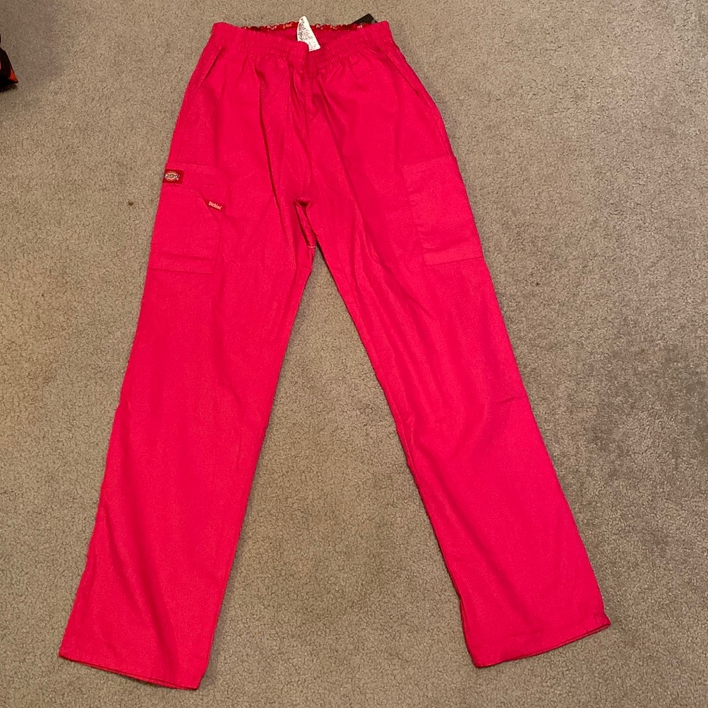 Dickies hot pink scrub pant (can be styled as a cargo)